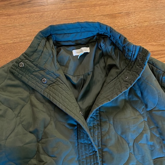 NWOT Treasure & Bond - Military Liner Style Jacket - Army Green - Oversized - XS - Picture 3 of 9